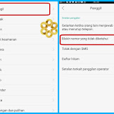 Cara Memblokir Panggilan Telpon Dan Sms