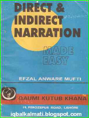 Direct Indirect Narration Urdu