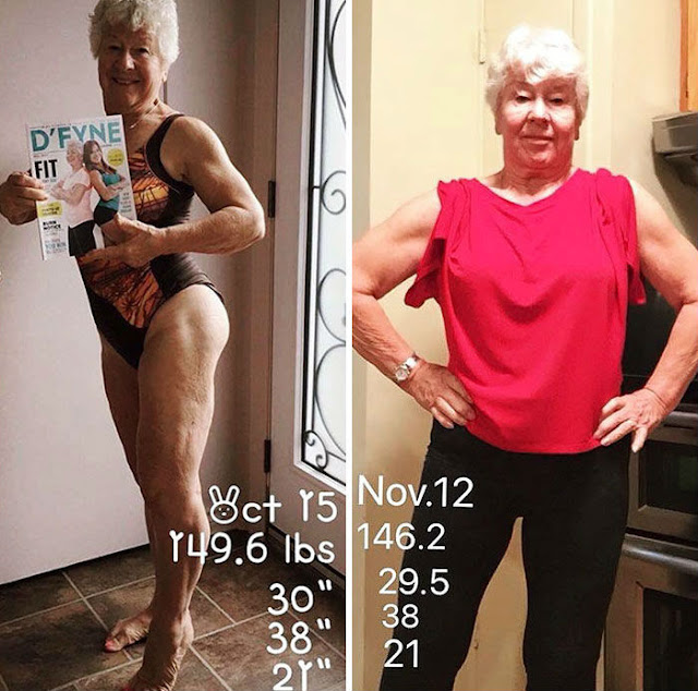 The Evolution of 73 Year Old Lady