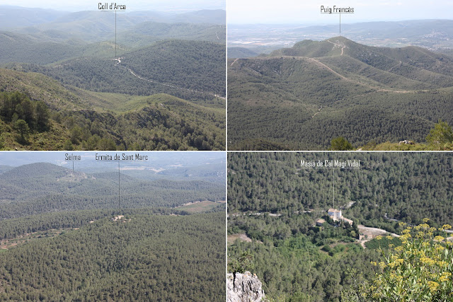 LA JUNCOSA DEL MONTMELL - BAIX PENEDÈS, vistes de 360º des del Puig de la Talaia