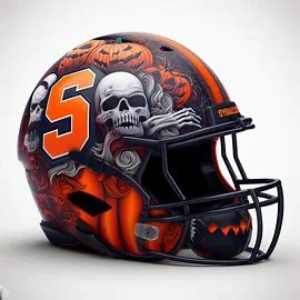 Syracuse Orange Halloween Concept Helmets