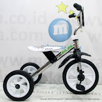 Sepeda Roda Tiga BMX Yoe Yoe CP - Crome Pernekel 