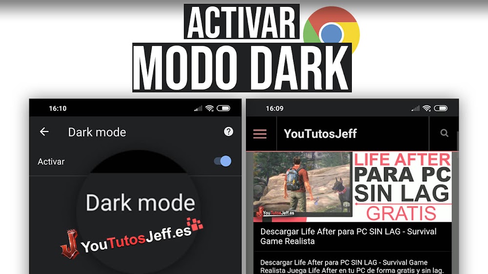 Modo Dark en Google Chrome Android