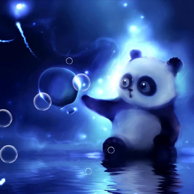 Panda Bubble Panda Foam Wallpaper Engine