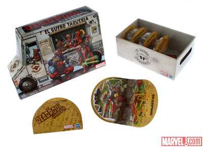San Diego Comic-Con 2013 Exclusive Deadpool Corps Marvel Universe Action Figure 6 Pack Taco Truck Packaging by Hasbro