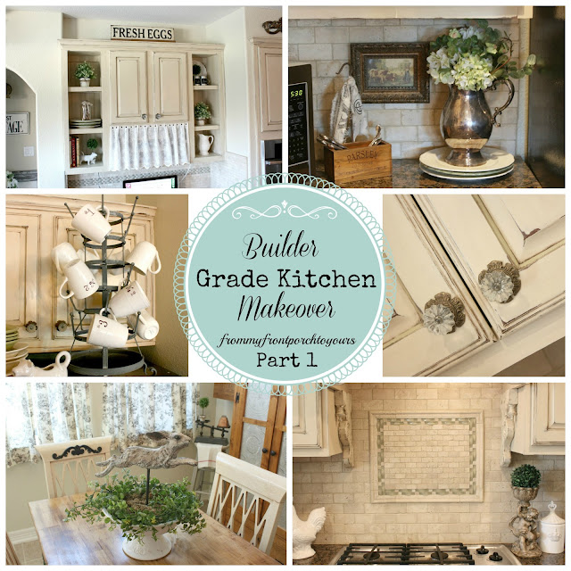 French Farmhouse Kitchen - French Country Kitchen- Autumn Haze Glidden Paint- Annie Sloan Chalk Paint-Old Ochre Chalk Paint