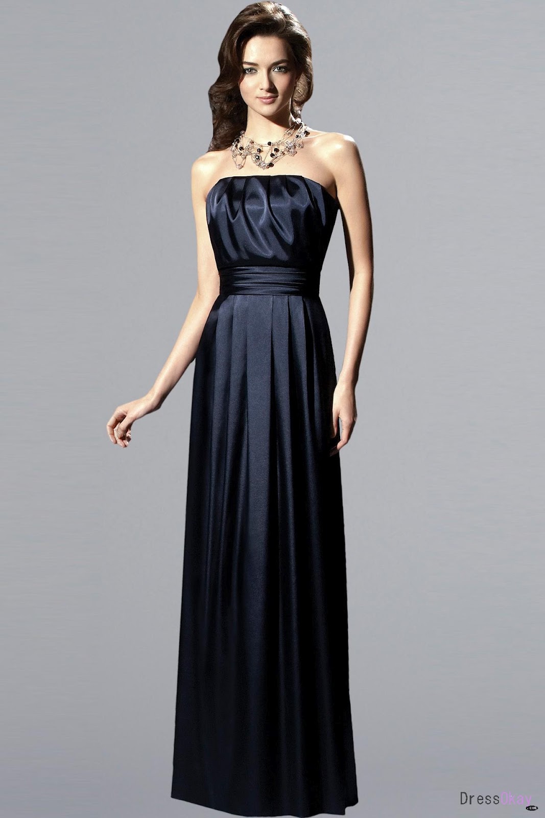 ball gown wedding dresses with sweetheart neckline and straps Midnight Blue Bridesmaid Dresses