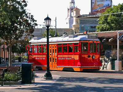 Red Car Trolley Disney California Adventure DCA Buena Vista