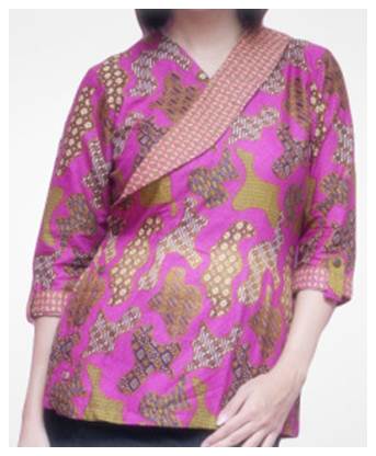  Contoh  model baju  batik kerja  kantor  wanita