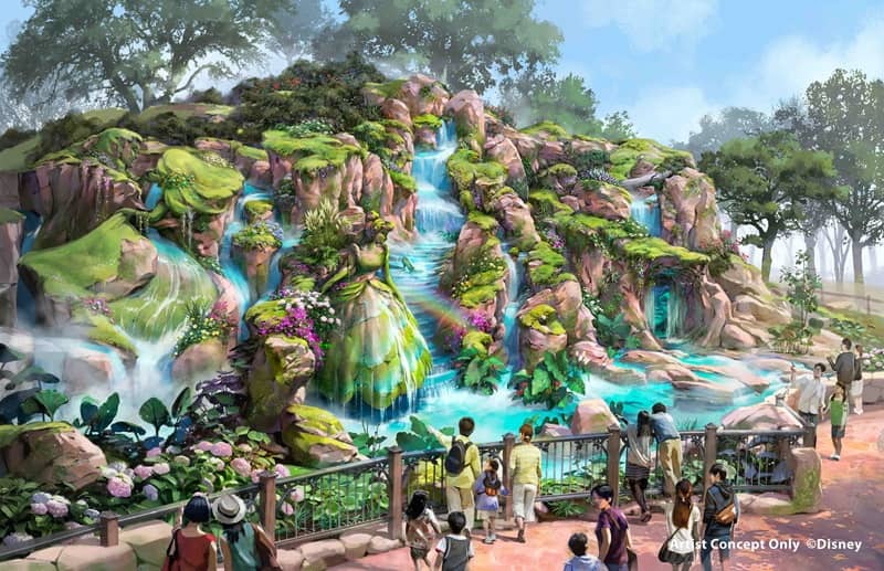 Magical springs within Fantasy Springs | Image: ©Disney