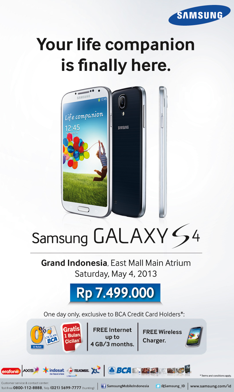 Harga Samsung Galaxy S4 Terbaru