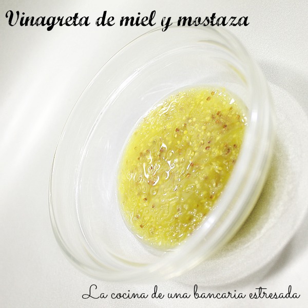 Receta de vinagreta de miel y mostaza