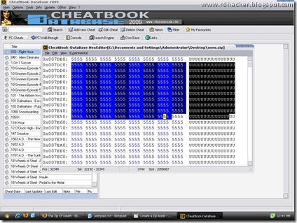 Open zip in hex editor