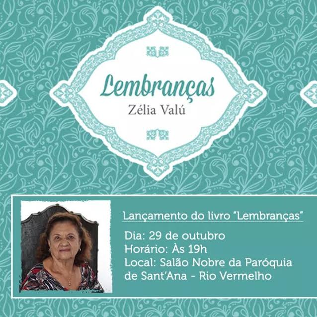 Aos 80 anos professora lança seu terceiro livro no Rio Vermelho