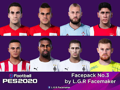 PES 2020 Facepack No.3 by L.G.R Facemaker