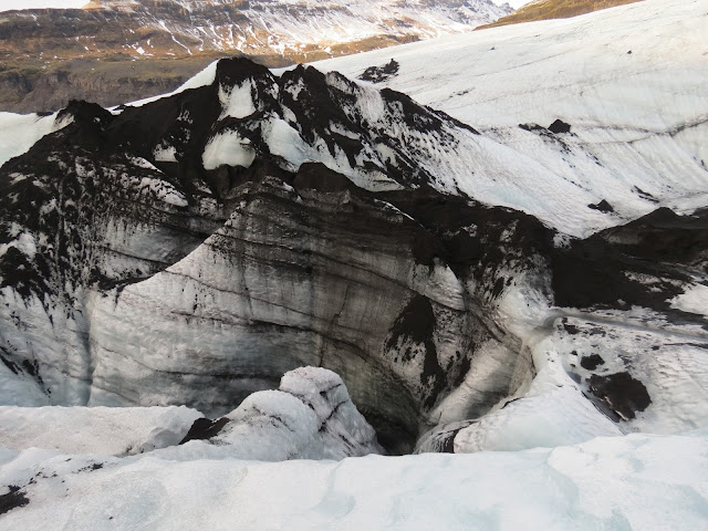 Iceland ice picking Sólheimajökull Glacier