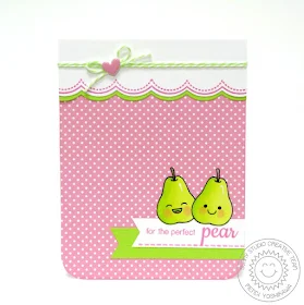 Sunny Studio Stamps: Fresh & Fruity Pear Card by Mendi Yoshikawa