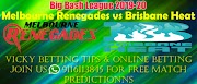 B B L 2019-20, Melbourne Renegades vs Brisbane Heat, 56th Match