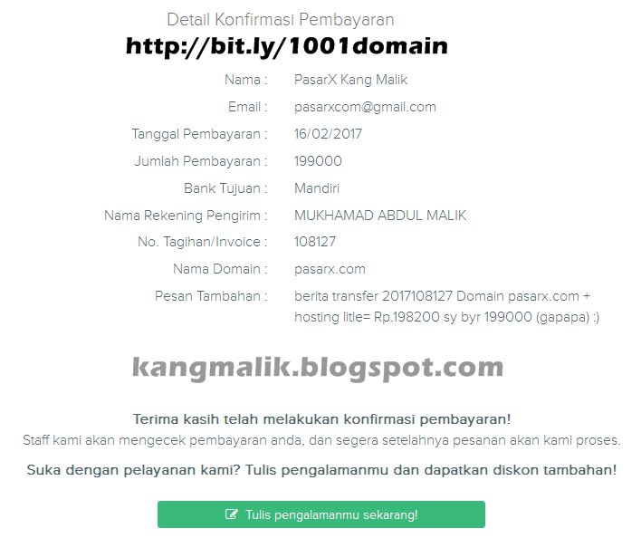 Contoh Formulir Tagihan - Rumamu di