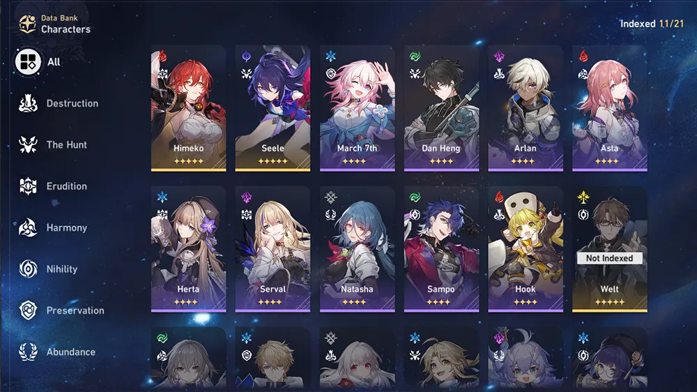 Sell Honkai Star Rail Account SSR Seele