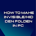  How to make invisible/hidden folden in PC 