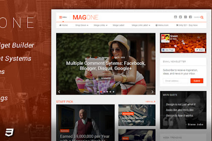 Magone - Responsive Word & Periodical Blogger Templates