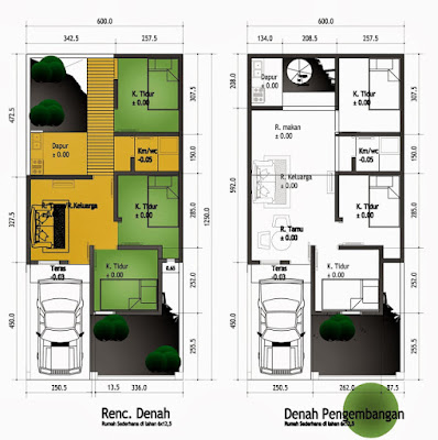 Sketsa Denah Rumah Minimalis Sederhana dan Modern Terbaru 2016