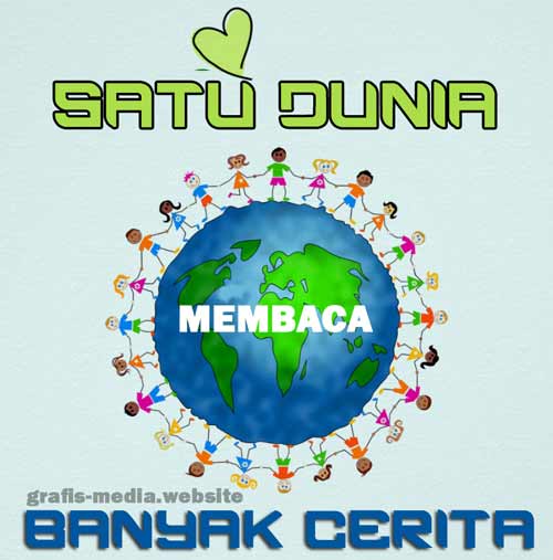 Gambar 12 Contoh Poster Slogan Ajakan Membaca Buku Kreatif 