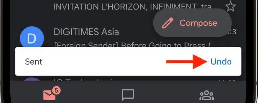 How to unsend emails in Gmail