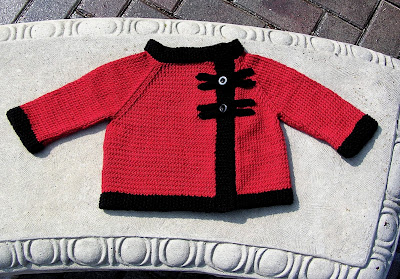 Knitted Baby Clothes on Knitting Pattern   Peach Blossom Baby Jacket From The Baby Clothing