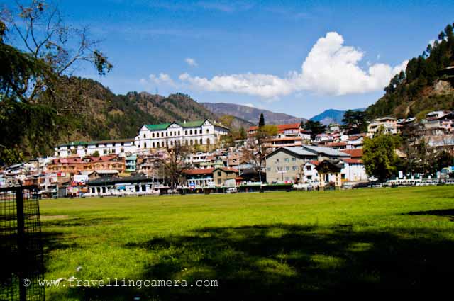 The town of Chamba is located at a distance of 56 kms from Dalhousie. Unlike Dalhousie, Chamba is located in a valley surrounded by majestic mountains and lies on the banks of the river Ravi. The town is also famous for the fact that a part of the Bollywood movie, Taal, was shot here. The market area in the town is not well-maintained and desparately cries out for a cleaning up. The colorful sloping roofs contrast well with the brown of the mountains and the deep blues of the sky. There is a vast green area right in front of the town. This is the garden that features in most of the Himachal pradesh Tourism Pictures of Chamba. When I visited Chamba, the green area was not open for public. Work was in progress for installing light posts and what looked like the entire population of the town was simply standing there and watching the labourers at work. These are the simple pleasures that you lose out on while living a super fast city life.All around the green area, there is a paved path. The place is ideal for an evening walk. I had Golgappas there. Not good as the ones we get in Delhi.These were the lights that were being installed in the green area. There were a few benches there leading me to believe that the garden does open up for the public some time. The Entrance. Among other attractions of Chamba is this Raja Bhuri Singh Museum which show cases several paintings, sculptures and weapons. The museum was established in 1908.Chamba, Himachal Pradesh, himalayas, Taal, Valley, Town, Museum,  Raja Bhuri Singh