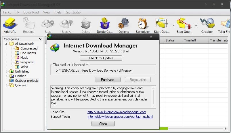 Internet Download Manager 6.07 BUILD 14 + CRACK  XP-SHARE™