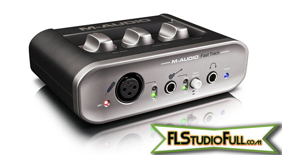 M-Audio Fast Track 2 - Interface Para Home-Studio (Ângulo)