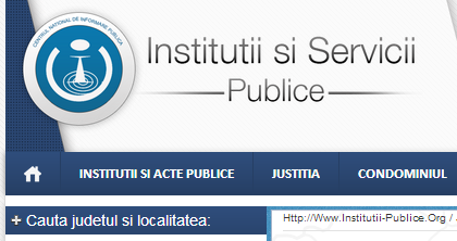 Contact cu autoritatile locale: