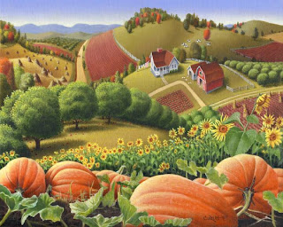 Pumpkin Patch Greeting Cards