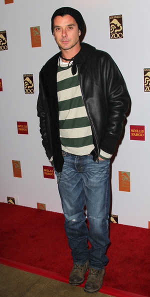 海外セレブ アーティストのファッション Celeb Choice レザーブルゾンをボーダーt ジーンズでカジュアルダウン Gavin Rossdale ギャヴィン ロスデイル