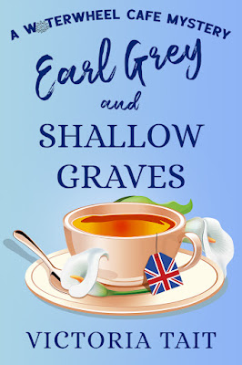 Earl Grey and Shallow Graves: A British Cozy Murder Mystery with a Female Sleuth book cover