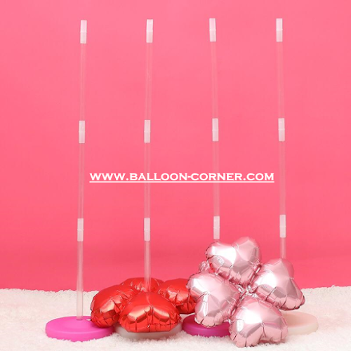 Properti Balon Tiang / Standing Balloon (TRANSPARAN)