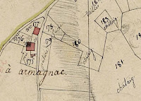 Cité sur la carte de Belleyme, en 1776, Armagnac est un hameau appartenant tout ou partie aux tenances du prieuré de La Faye en 1752.