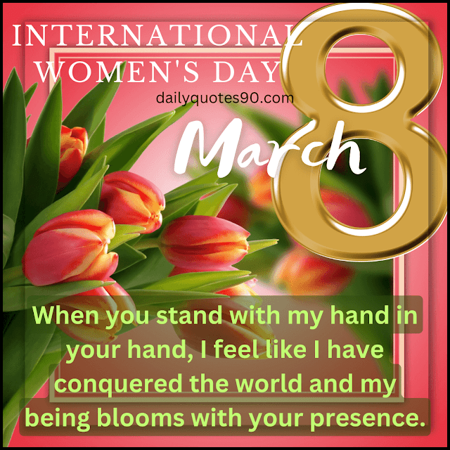 presence, 8th March  Happy International Women's Day |Best Happy Women's Day Messages|Happy Women's Day.