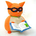 Book Lover Cat Pincushion...done!