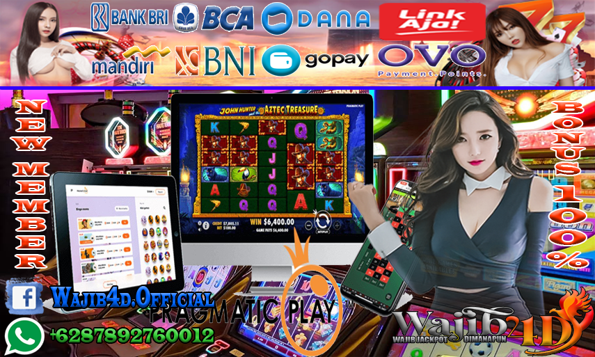 WAJIB4D BANDAR BONUS NEW MEMBER 100% DALAM TARUHAN SLOT ONLINE