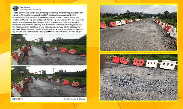 JKR Sarawak Beri Penjelasan Permasalahan Jalan Mambong/Sarig