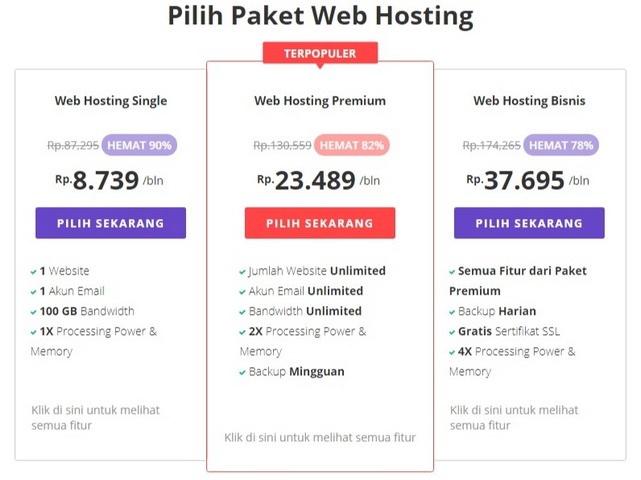 Hostinger Hosting Plan