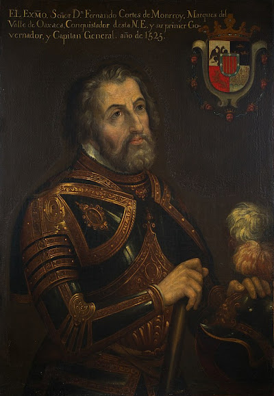 Imagen: Copia retrato de Hernán Cortés.