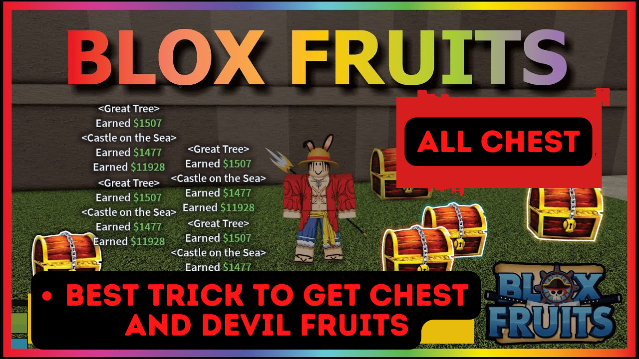 Collecting ALL Chests in Blox Fruits 1st Sea 