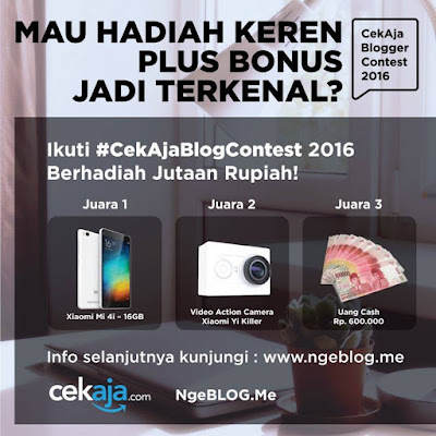 #CekAjaBlogContest 2016