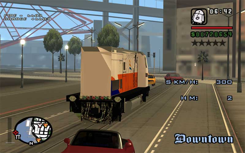 Mod Mengendarai Kereta Tanpa Anjlok di GTA SA