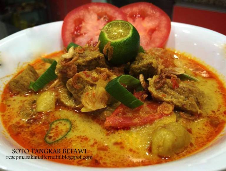  Resep  Soto Tangkar Asli Betawi Paling  Enak  Resep  Masakan 