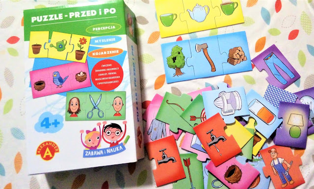 "Puzzle - przed i po" Alexander - recenzja, recenzje gier dla dzieci